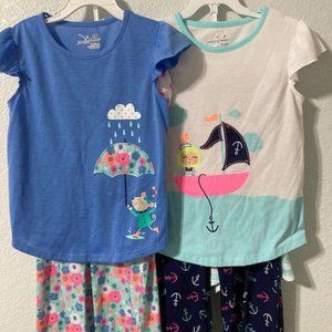 NWOT Jumping Beans Pajama Bundle 6 pieces!  6x/7